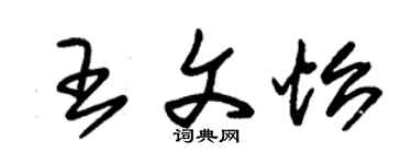 朱锡荣王文怡草书个性签名怎么写