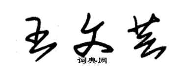 朱锡荣王文芸草书个性签名怎么写