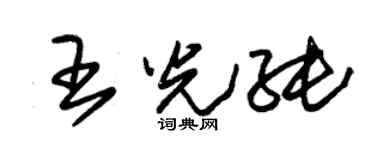 朱锡荣王光纯草书个性签名怎么写