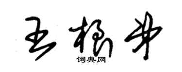 朱锡荣王根弟草书个性签名怎么写