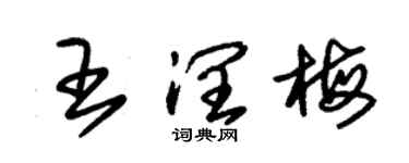 朱锡荣王润梅草书个性签名怎么写