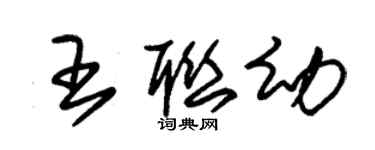 朱锡荣王联幼草书个性签名怎么写