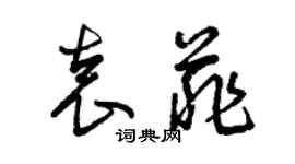 曾庆福袁菲草书个性签名怎么写