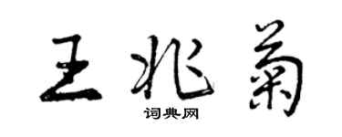 曾庆福王兆菊行书个性签名怎么写