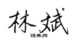 王正良林斌行书个性签名怎么写