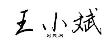 王正良王小斌行书个性签名怎么写