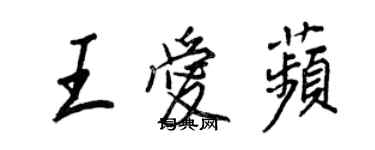 王正良王爱苹行书个性签名怎么写