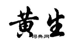 胡问遂黄生行书个性签名怎么写