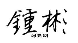 王正良钟彬行书个性签名怎么写
