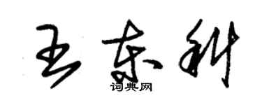 朱锡荣王东科草书个性签名怎么写