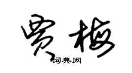朱锡荣贾梅草书个性签名怎么写
