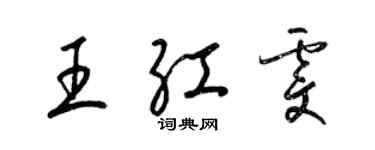 梁锦英王红雯草书个性签名怎么写