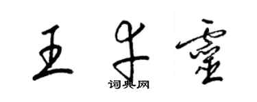 梁锦英王幸灵草书个性签名怎么写