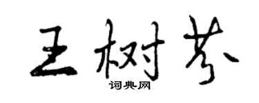 曾庆福王树芬行书个性签名怎么写