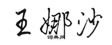 骆恒光王娜沙行书个性签名怎么写