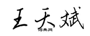 王正良王夭斌行书个性签名怎么写