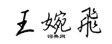 王正良王婉飞行书个性签名怎么写