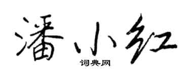 王正良潘小红行书个性签名怎么写