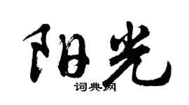 胡问遂阳光行书个性签名怎么写