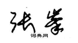 朱锡荣张峰草书个性签名怎么写