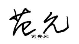 朱锡荣范允草书个性签名怎么写