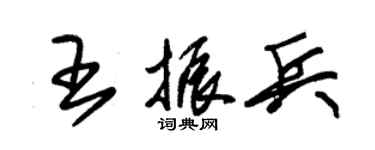 朱锡荣王振兵草书个性签名怎么写