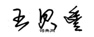 朱锡荣王贝丰草书个性签名怎么写