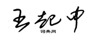 朱锡荣王起中草书个性签名怎么写