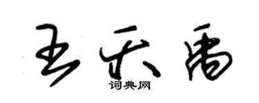 朱锡荣王夭禹草书个性签名怎么写
