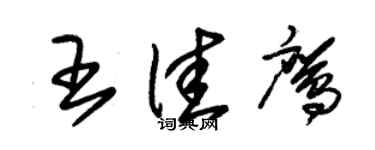 朱锡荣王佳鹰草书个性签名怎么写
