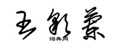 朱锡荣王彩兰草书个性签名怎么写