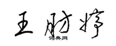 梁锦英王肪婷草书个性签名怎么写