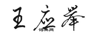 骆恒光王应举行书个性签名怎么写