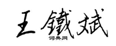 王正良王铁斌行书个性签名怎么写