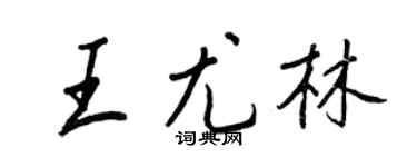 王正良王尤林行书个性签名怎么写