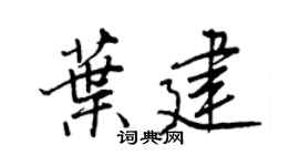 王正良叶建行书个性签名怎么写