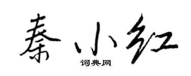 王正良秦小红行书个性签名怎么写