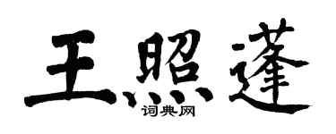 翁闿运王照蓬楷书个性签名怎么写