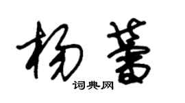 朱锡荣杨蕾草书个性签名怎么写