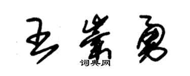 朱锡荣王崇勇草书个性签名怎么写