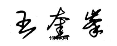 朱锡荣王奎峰草书个性签名怎么写