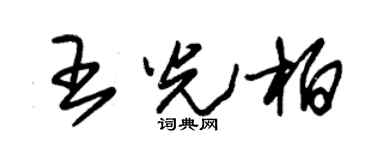 朱锡荣王光柏草书个性签名怎么写