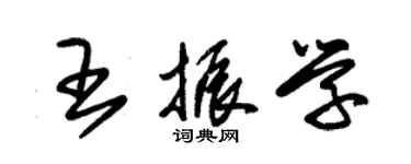 朱锡荣王振学草书个性签名怎么写