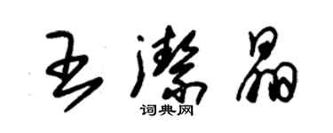 朱锡荣王洁晶草书个性签名怎么写