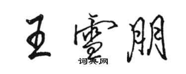 骆恒光王雪朋行书个性签名怎么写