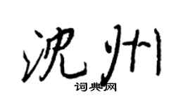 王正良沈州行书个性签名怎么写