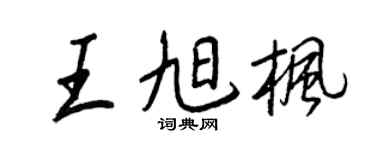 王正良王旭枫行书个性签名怎么写