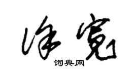 朱锡荣徐宽草书个性签名怎么写