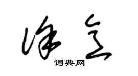 朱锡荣徐意草书个性签名怎么写