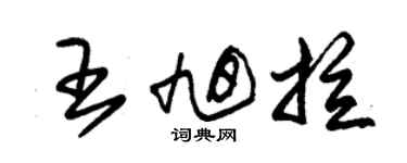 朱锡荣王旭拉草书个性签名怎么写